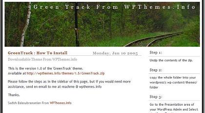 GreenTrack Screenshot goes here