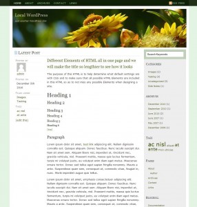 GreenLife WordPress Theme